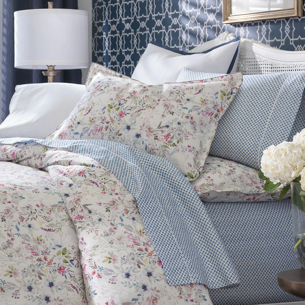 Emma Printed Sateen Flat Sheet - Image 3